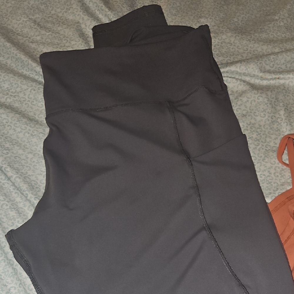 High-Waist Black Active Leggings